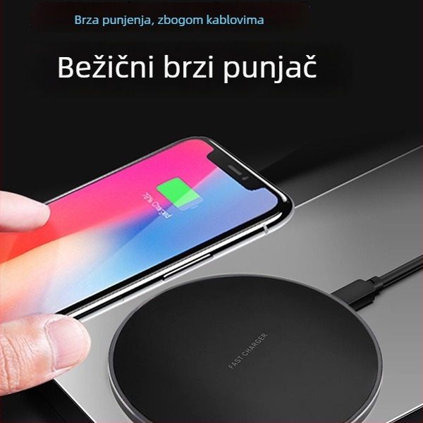 Sang Miao stolni bežični punjač 15W s magnetskim punjenjem, QC2.0, izlaz 9V/1.2A za Android i iPhone