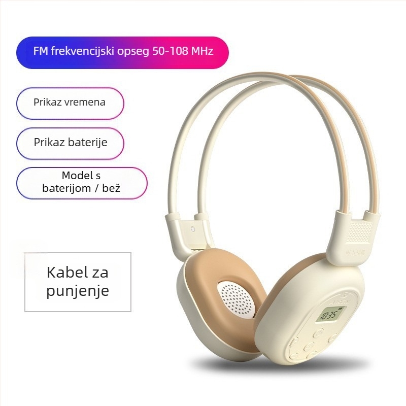 C-200S slušalice s četiri razine slušanja – sklopive, s naglavnim dizajnom, žičane (3,5 mm/ USB), 20–20000 Hz