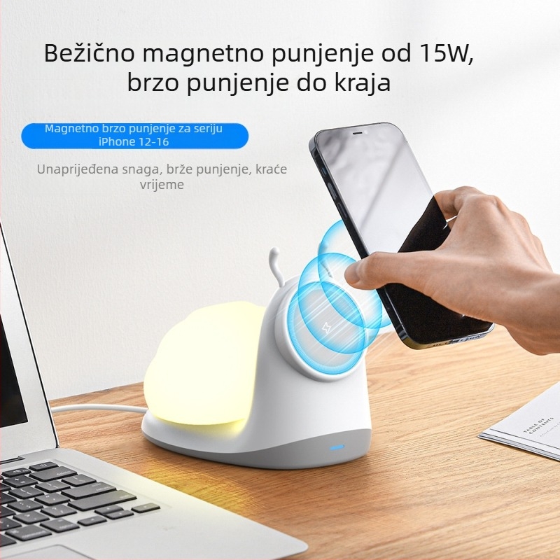 MagSafe magnetski bežični punjač za telefon – stalak za punjenje, 15W max, 9V/3A, QC3.0