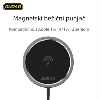 Bežični punjač A12XS 15W s MagSafe za iPhone 13/17 Pro Max – PD, 3A
