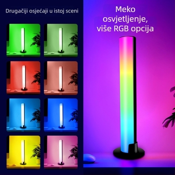 RGB LED ambijentalno svjetlo sa zvukovno aktivacijom za gaming stol