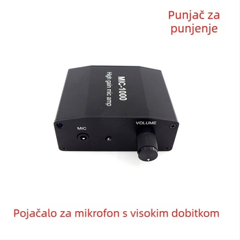 Rhythm imagination MIC-1000 elektretni kondenzatorski mikrofon – punjiv, kompatibilan sa snimanjem na pametnom telefonu