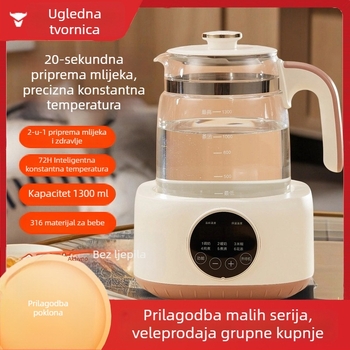 Posuda za zdravlje s staklenim tijelom, kapacitet 1–1,5 L, 500–1000 W, 220 V, dodirno upravljanje