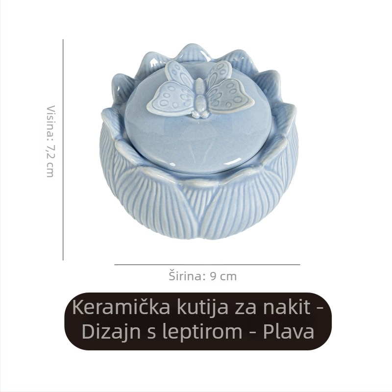 Kutija za nakit - vrhunska, elegantna kućna pohrana za nakit i ukrase na stolu za šminku (Materijal: Drugo; Šifra proizvoda: 2025-2-20; Pogodno za poklon: 1326527568)