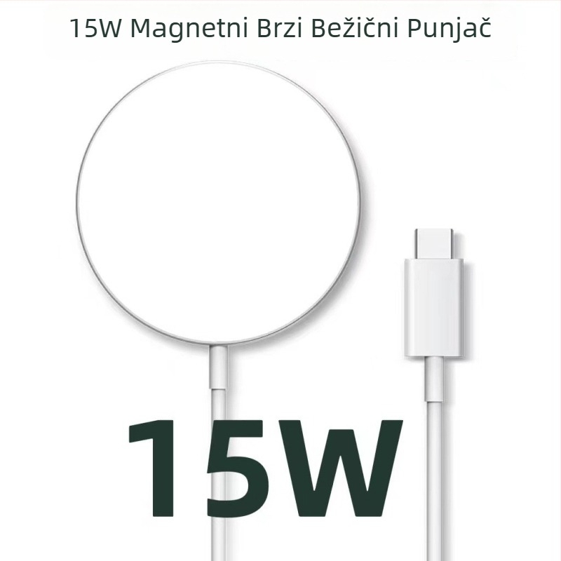 MagSafe magnetski bežični punjač, Type-C PD, 15W, za iPhone 14/15/16
