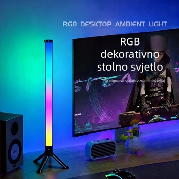 Stolno RGB ambijentalno svjetlo sa zvukom aktivacije i glasovnim upravljanjem za dnevni boravak i spavaću sobu