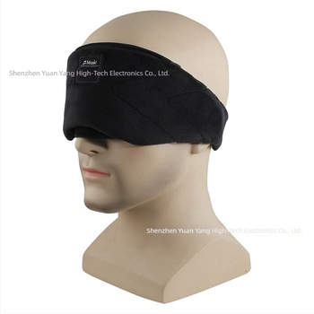 Bluetooth maska za spavanje s glazbom — ugrađeni 24 bijela šuma, 35 sati reproducije, Bluetooth 5.2, domet 20 m, na glavi, poliester