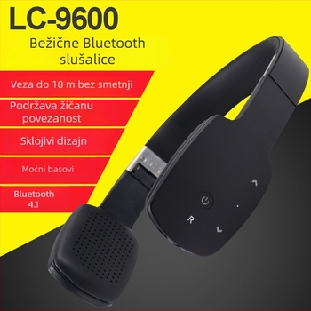 LC9600 Bluetooth slušalice – dodirni gumb, sklopne, sportski stereo, Bluetooth 4.1, trajanje baterije >8 sati