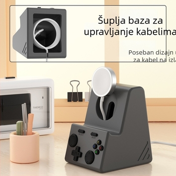 Apple Watch stolni nosač za punjenje sa silikonskom bazom, otporan na padanje i protiv klizanja, Ultra2