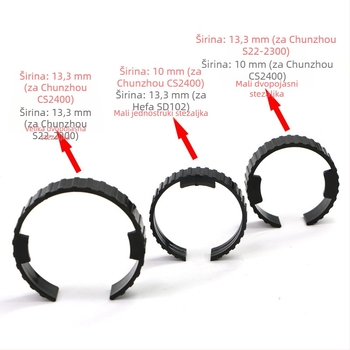 Pribor za sušilo za dlake kućnih ljubimaca: plastična spojka za cijev CS2400SD102 – univerzalni model