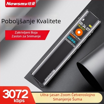 Newman V03 diktafon – WAV snimanje, 600 minuta, USB 2.0 sučelje, ugrađeni dvodirekcijski mikrofon, metalno kućište
