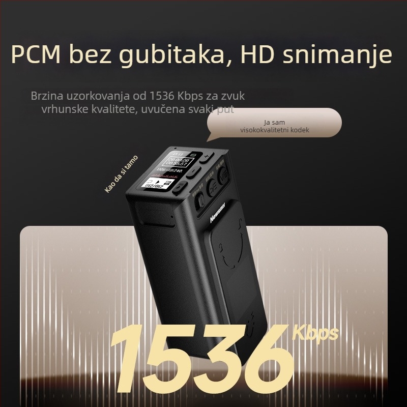 Newman W8 snimačka olovka – 1000 minuta snimanja, MP3/WAV formati, 5–7 m domet snimanja, USB 2.0, bez memorijske kartice