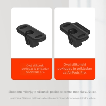 Stolni stalak od aluminijske legure, model T065, za Apple Watch i AirPods Pro — Xuntuo