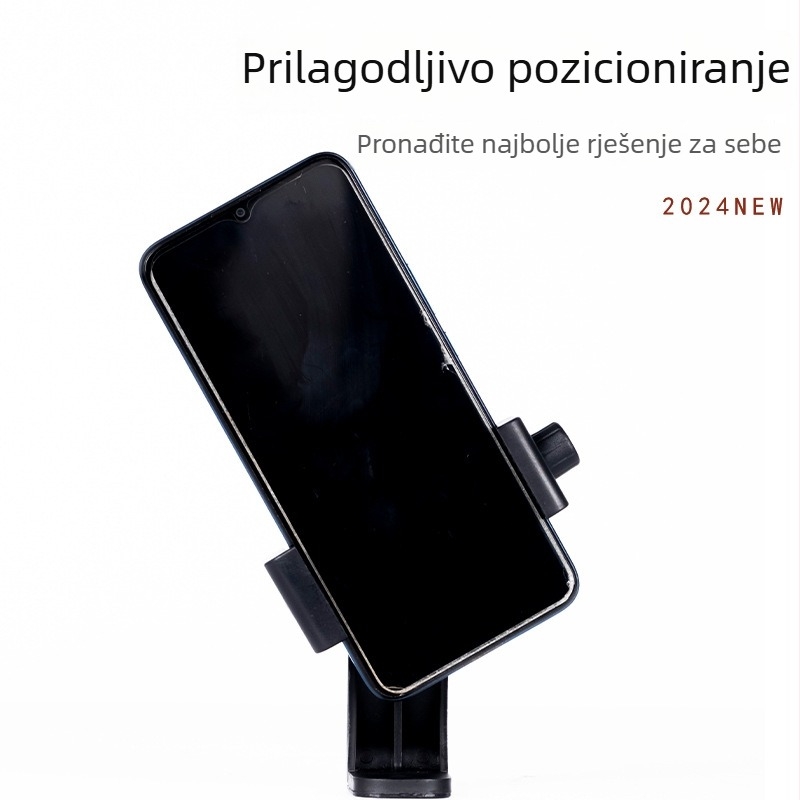 Stalak za telefon za livestream, okretni klip, univerzalna čvrsta konstrukcija, model L01, plastična konstrukcija