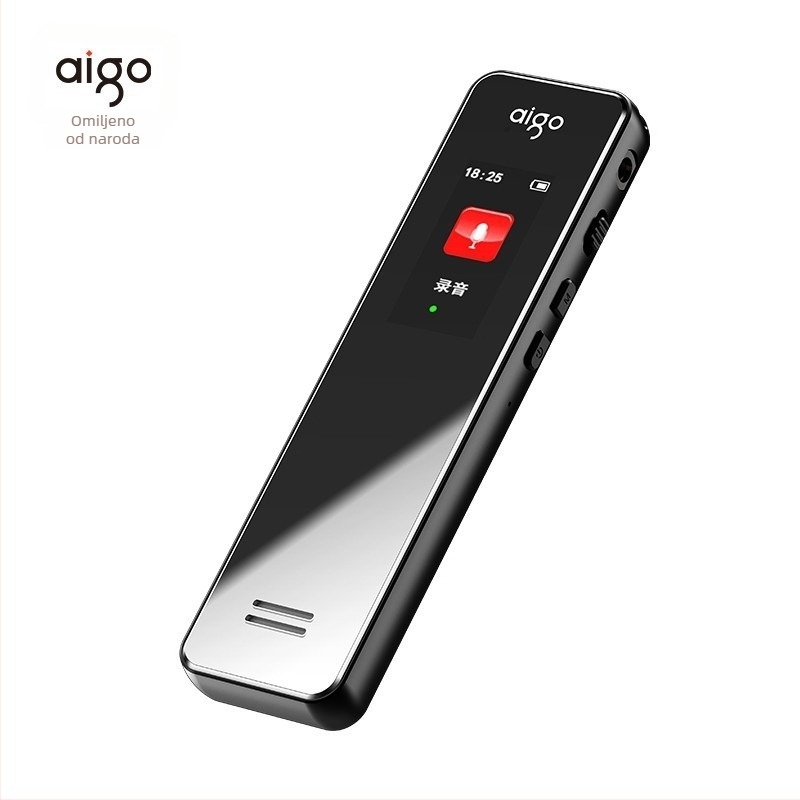 Aigo R6933 WAV diktofon, 7 sati snimanja, TFT zaslon, dvosmjerni mikrofon