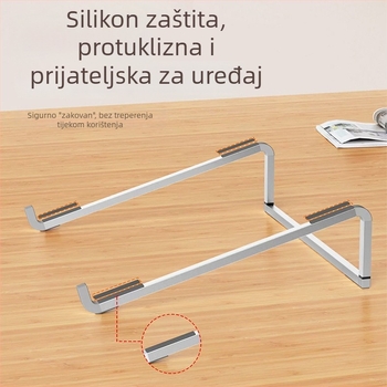Univerzalni aluminijski stalak za laptop i tablet, sklopivi stolni držač, 77 g