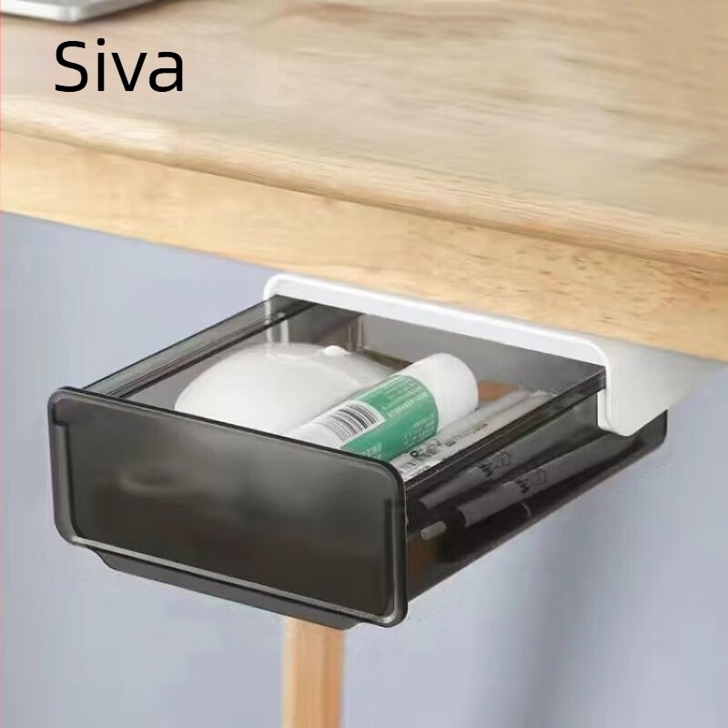 Organizator s ladicom za stol — ABS plast, otporan na prašinu, kapacitet 18 L, moderan minimalistički stil