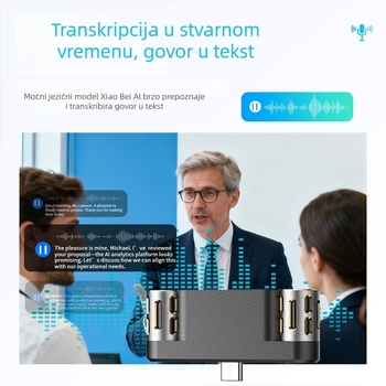M10 Elite Edition Prijenosni snimač zvuka s dualnim mikrofonima, MP3, neograničeno vrijeme snimanja, OEM prilagodba i ispis logotipa
