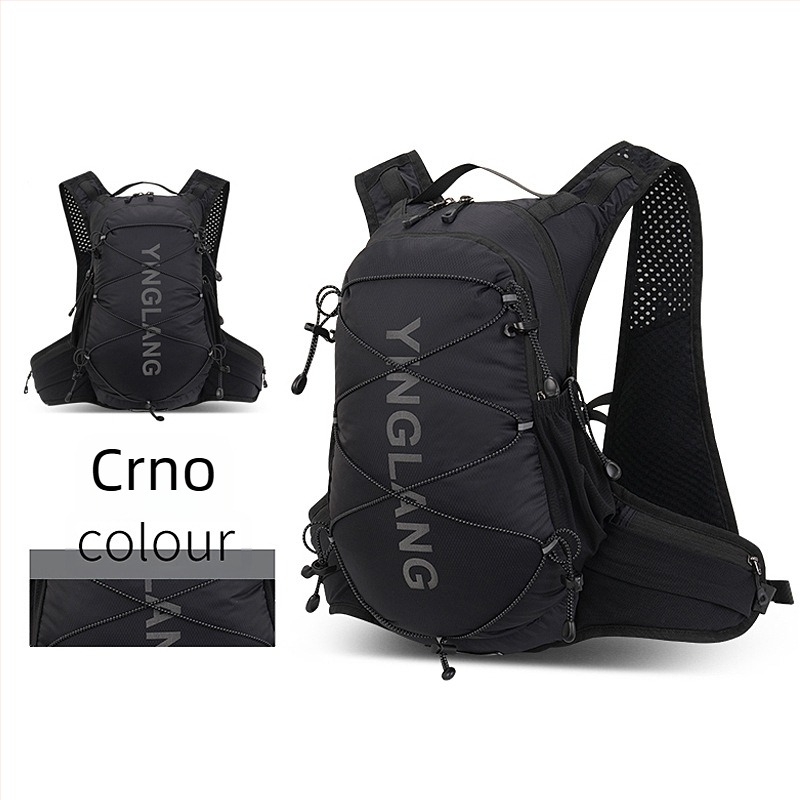 Unisex ruksak za planinarenje i MTB, lagani najlon, prozračan, vodootporan, otporan na habanje, proširiv, zakrivljene naramenice