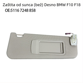 BMW 5. serija sunčani vizir ABS zamjena F10/F18, dijelovi 5116 7248 856 855
