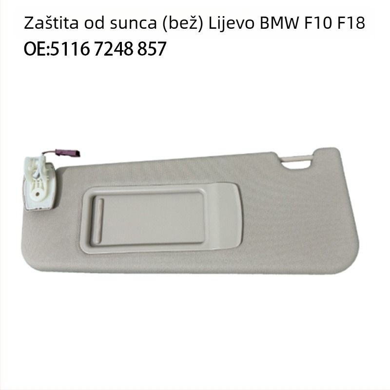 BMW 5. serija sunčani vizir ABS zamjena F10/F18, dijelovi 5116 7248 856 855