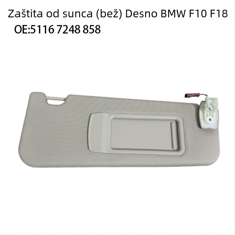 BMW 5. serija sunčani vizir ABS zamjena F10/F18, dijelovi 5116 7248 856 855