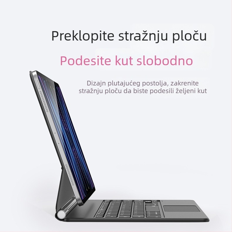 Zaštitno kućište za iPad Magic Keyboard s Bluetooth dodirnom pločom i magnetnim lebdećim stalkom