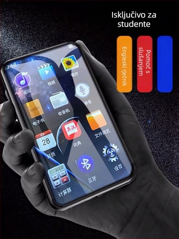 Bluetooth MP3 player s dodirnim zaslonom, podrškom za TF karticu, USB 2.0, FM radio i snimanje