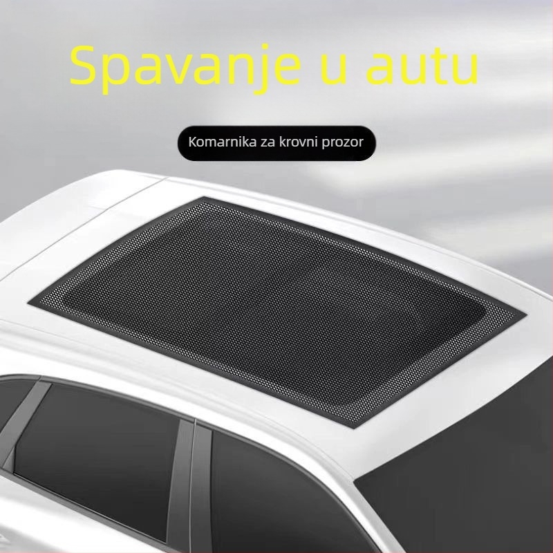 Mreža za sunčani prozor automobila, poliester, universalna, prozirna, za kačenje