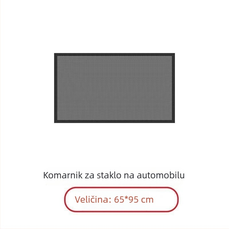 Mreža za sunčani prozor automobila, poliester, universalna, prozirna, za kačenje
