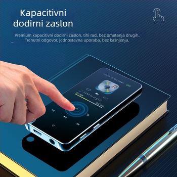 Bluetooth MP3 player s TF karticom, MP4 podrška, TFT zaslon 320x240, MP3/WMA/WAV/PCM/AAC formati, FM radio i snimanje