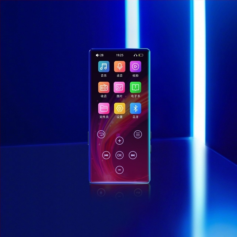 Passat M3 studentski glazbeni player s Bluetoothom, 2,4-inčni kolor zaslon osjetljiv na dodir, USB 2.0, podržava MP3/WMA/WAV/FLAC/AAC/APE, do 20 sati reprodukcije