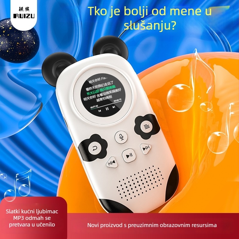 Dječji MP3 player X31 s Bluetoothom, TF karticom, Type-C, 1.77\" TFT zaslon, FM radio