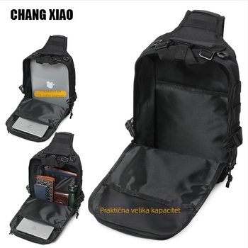 Muška crossbody sportska torba — Oxford tkanina, otporna na habanje, za planinarenje i trekking