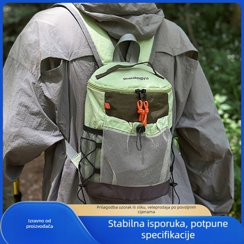 Unisex ranac od najlona za planinarenje i putovanja, prozračan, podstava od poliestera, zakrivljene naramenice