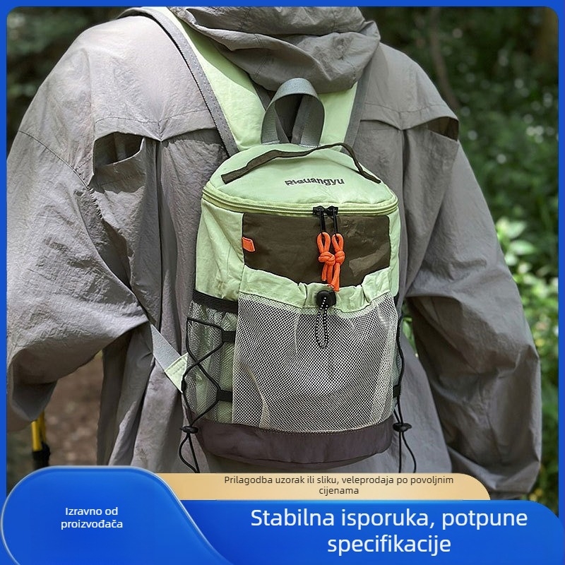 Unisex ranac od najlona za planinarenje i putovanja, prozračan, podstava od poliestera, zakrivljene naramenice