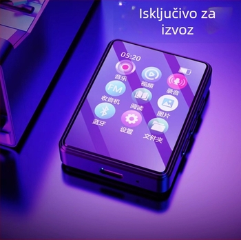 Prijenosni MP3/MP4 player s dodirnim zaslonom i Bluetoothom – TF kartice podrška, AVI video, do 8 sati reprodukcije