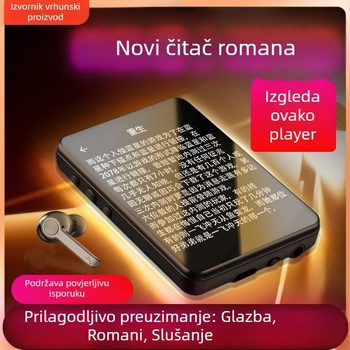 Prijenosni MP3/MP4 player s dodirnim zaslonom i Bluetoothom – čitanje romana, engleski rječnik, glazba (MP3/MP4 reproducija; engleski rječnik; dodirni zaslon; Bluetooth)