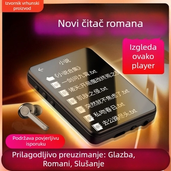 Prijenosni MP3/MP4 player s dodirnim zaslonom i Bluetoothom – čitanje romana, engleski rječnik, glazba (MP3/MP4 reproducija; engleski rječnik; dodirni zaslon; Bluetooth)