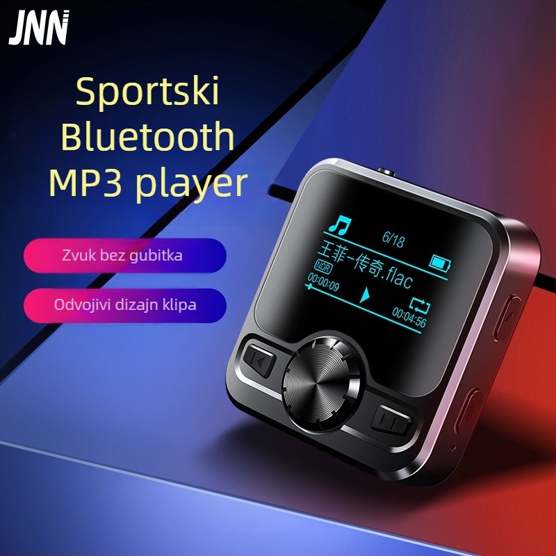 M9 prijenosni MP3 player Bluetooth; podržava formate MP3/WMA/WAV/OGG/FLAC/APE; USB sučelje; FM radio; snimanje