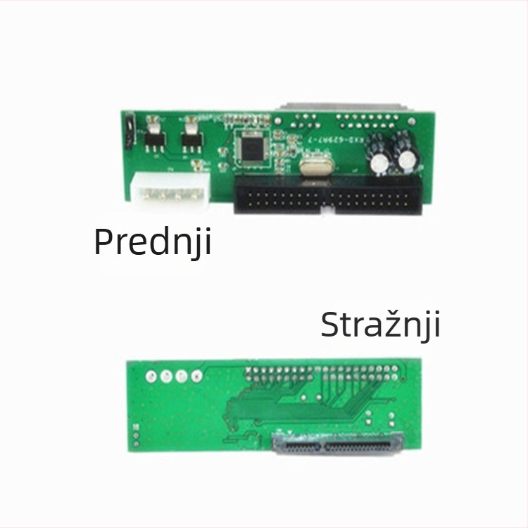 IDE na SATA konverzijska kartica — 40-pin IDE, USB na serijski port, JM20330 čip, 480 Mbps, model PCI-12