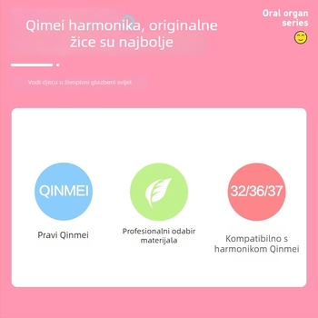 Qimei cijev za duvanje za melodiku — univerzalna za melodike s 32/36/37 tipki, plastična, dodatak za melodiku