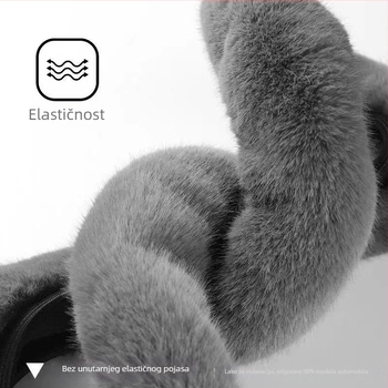 Evans zimska navlaka za volan, umjetni pliš, jednostavan stil, opća ugradnja