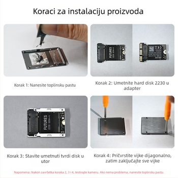 Adapter kartica – aluminijska legura CFEB05, CFexpress 4.0 futrola za memorijsku karticu fotoaparata