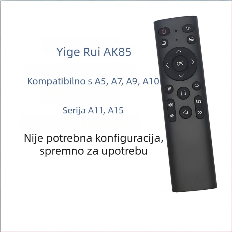 Infračrveno daljinsko upravljanje za Egreat AK85 – kompatibilno s A-serijom mrežnih set-top box uređaja, domet 10 m