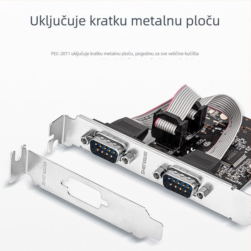Win as Pec-2011 PCIe na RS232 višeserijska kartica za proširenje