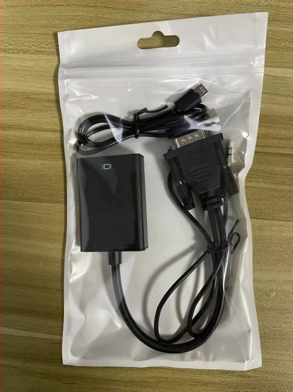 VGA na HDMI adapter sa zvukom, model LBB-V-H-L, HDMI sučelje, 1080p, bakreno jezgro, za PC VGA na TV HDMI