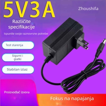 Napajanje 5V3A za US zidnu utičnicu – set-top box, ulaz 200-240V, izravno punjenje