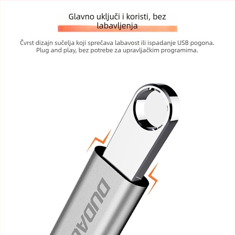 Unique L15T Type-C na USB OTG adapter USB-A ženski za Huawei uređaje