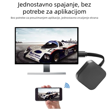 Bežični uređaj za zrcaljenje zaslona W25s, HDMI sučelje, 1080p izlaz, RK3036 A210 procesor, podrška TF kartici